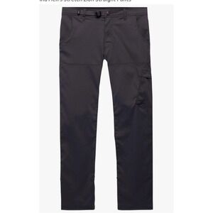 prAna Men's Stretch Zion Straight Fit Pants Charcoal‎ Gray Size 28x32